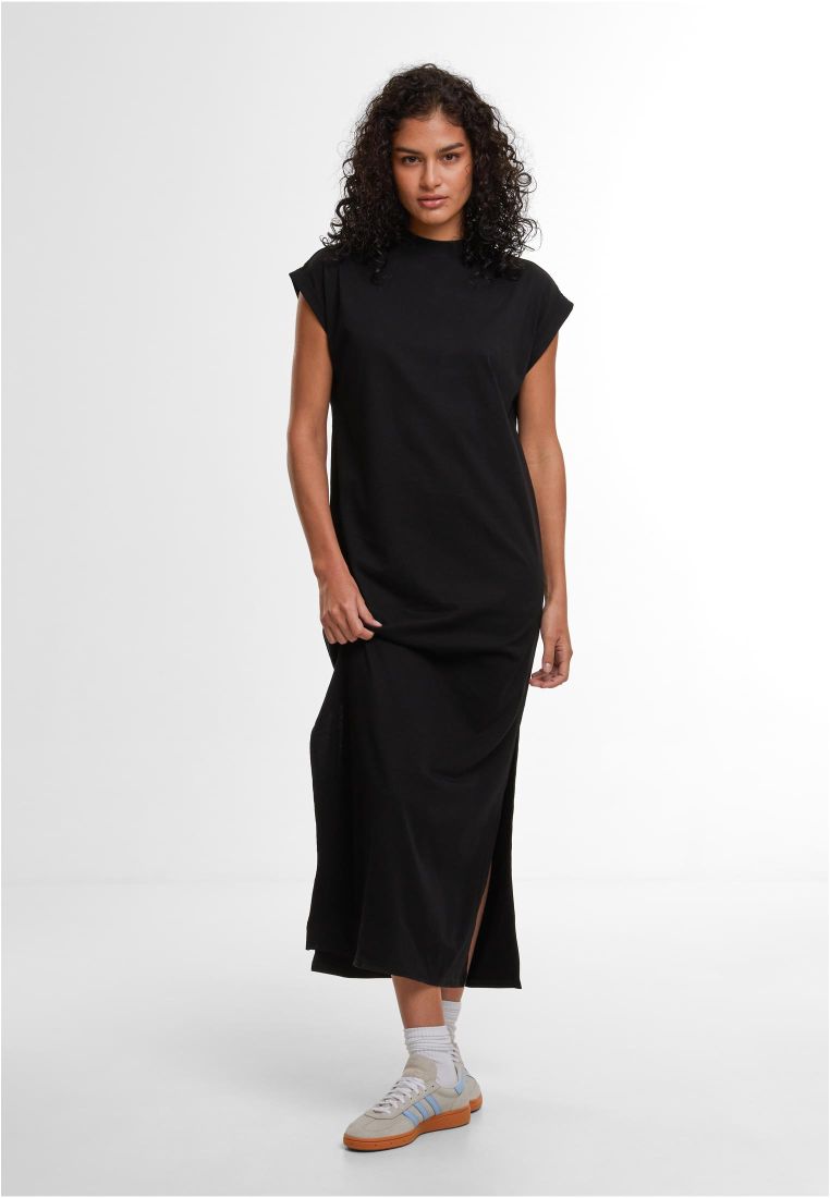 Ladies Sorona® Long Extended Shoulder Dress