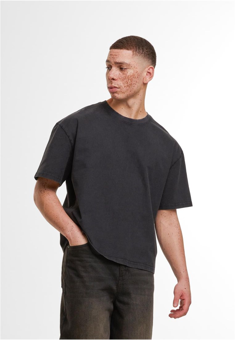 Vintage Cropped Heavy Oversize Tee