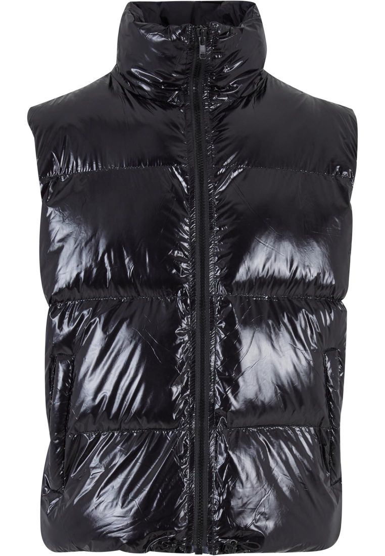 Mens shiny puffer vest hotsell