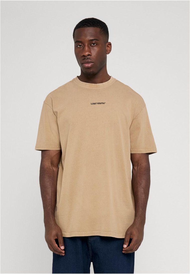 LY ACID WASHED TEE - CHAOS - Miesten T-paidat - TTULY201 - 841