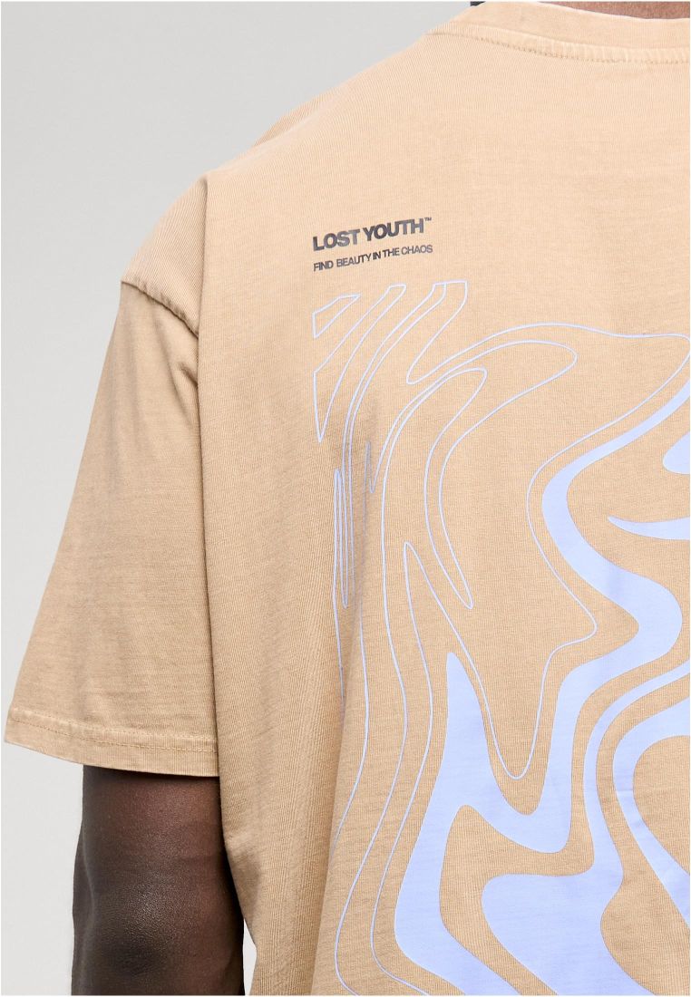 LY ACID WASHED TEE - CHAOS - Miesten T-paidat - TTULY201 - 847
