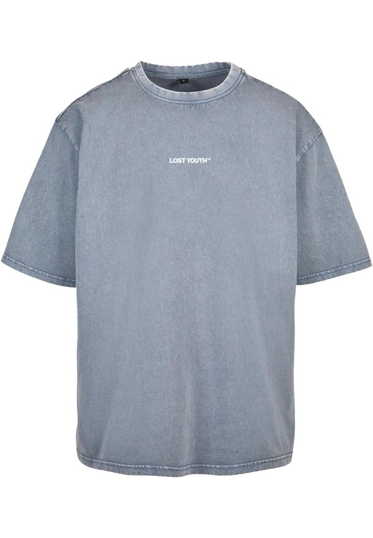 LY ACID WASHED TEE - CHAOS - Miesten T-paidat - TTULY201 - 302