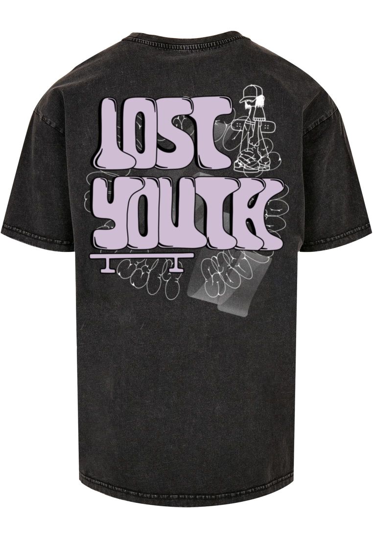 LY ACID WASHED TEE - SKATE - Mens t-shirts - TTULY207 - 1390