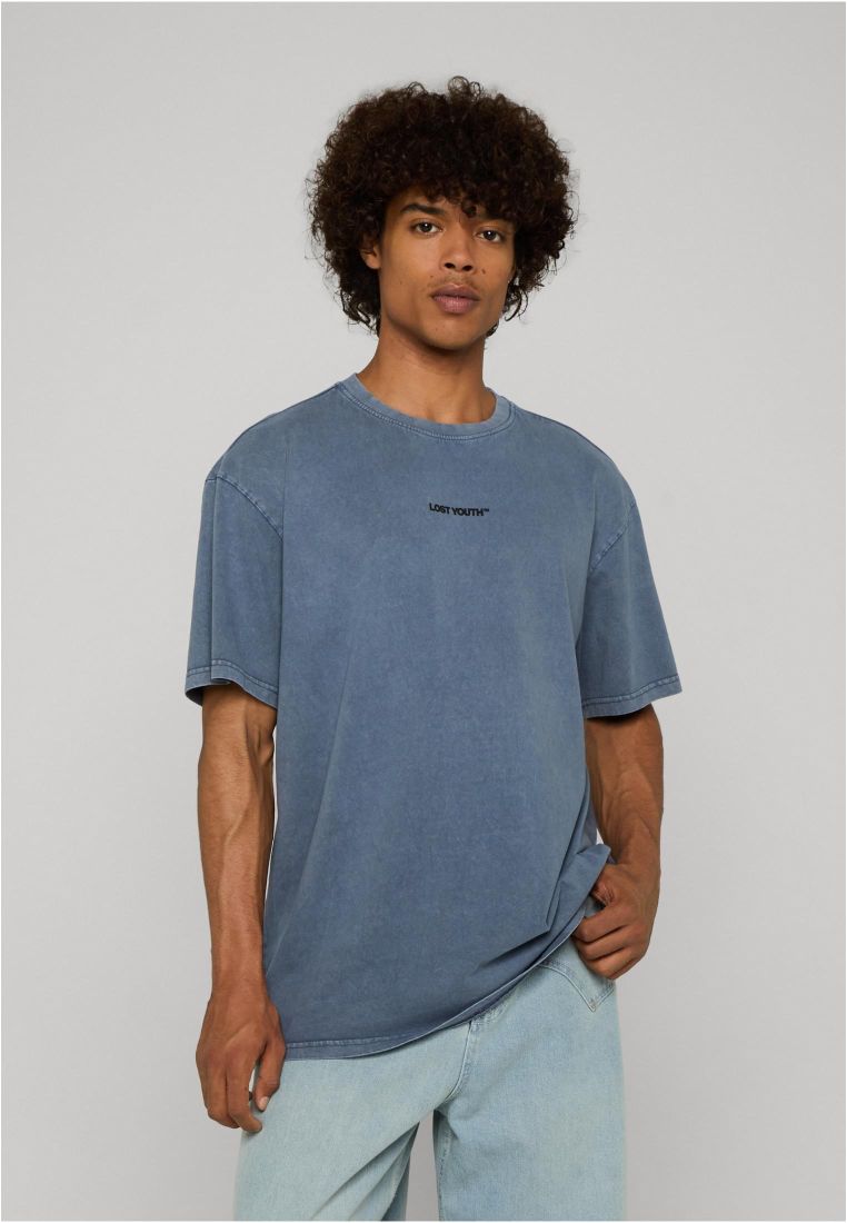 LY ACID WASHED TEE - BUTTERFLY V.3 - Mens t-shirts - TTULY211 - 301