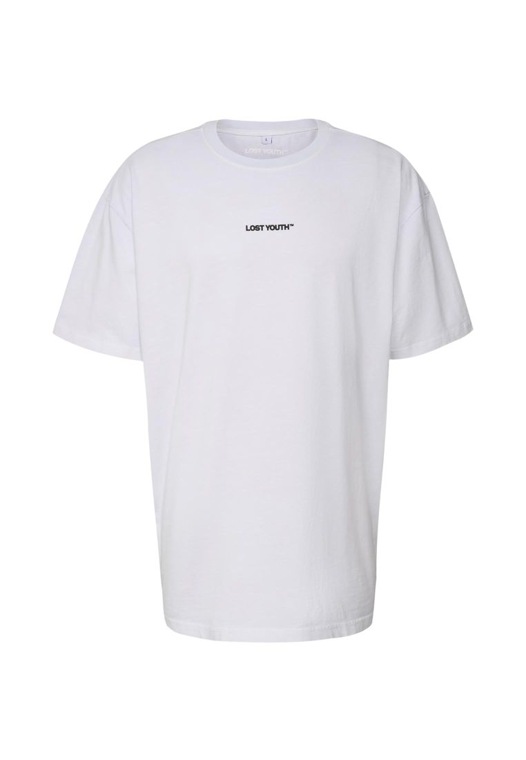 LY ACID WASHED TEE - BUTTERFLY V.3 - Miesten T-paidat - TTULY211 - 842