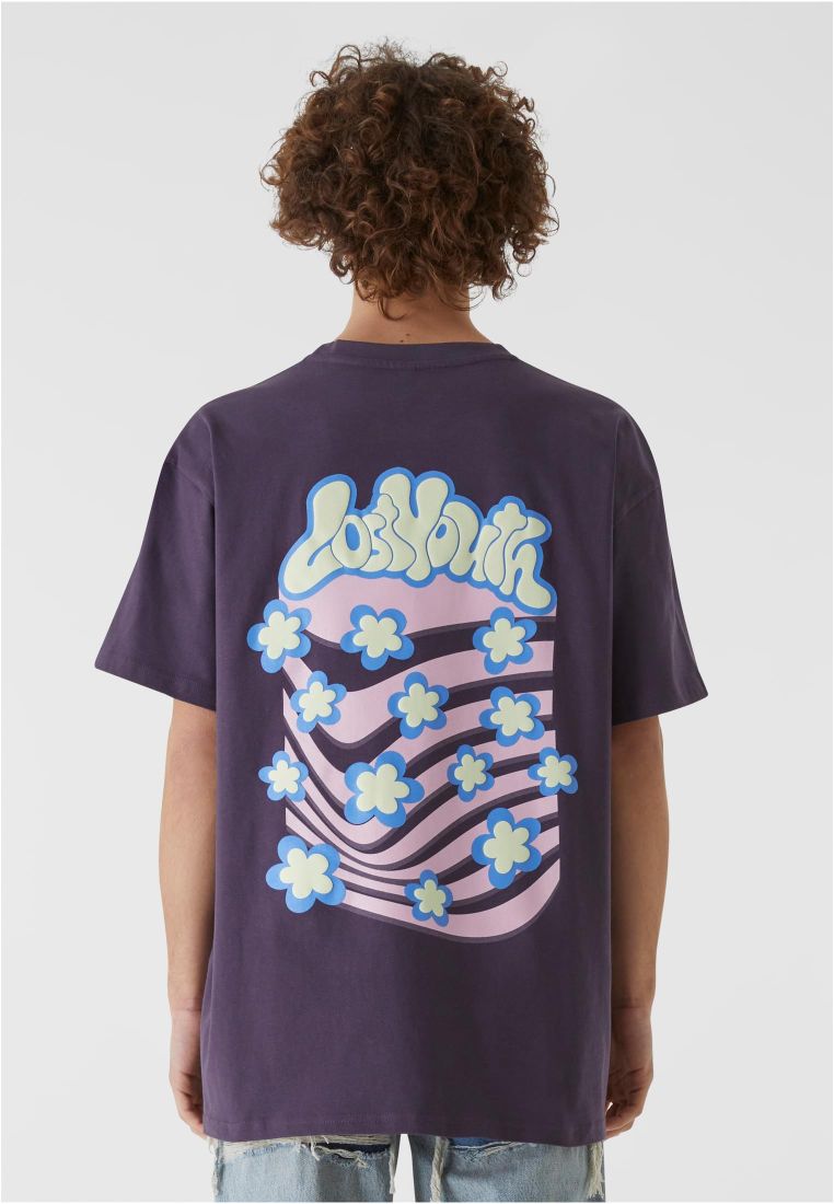 Lost Youth Tee - Flower Waves - Miesten T-paidat - TTULY388 - 515
