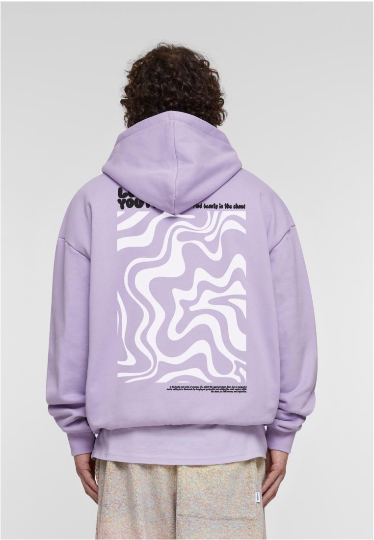 LY HOODY - BEAUTIFUL CHAOS BLACK/BEIGE - Hoodies - TTULY418 - 35