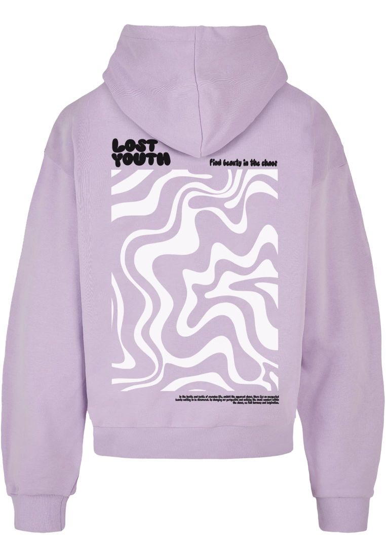 LY HOODY - BEAUTIFUL CHAOS BLACK/BEIGE - Hoodies - TTULY418 - 4