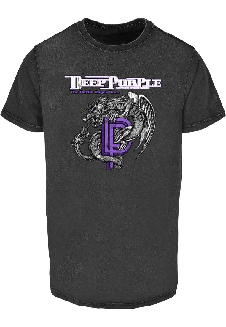 Deep Purple Dragon Acid Wash Tee -  - TTUMC1120 - 2
