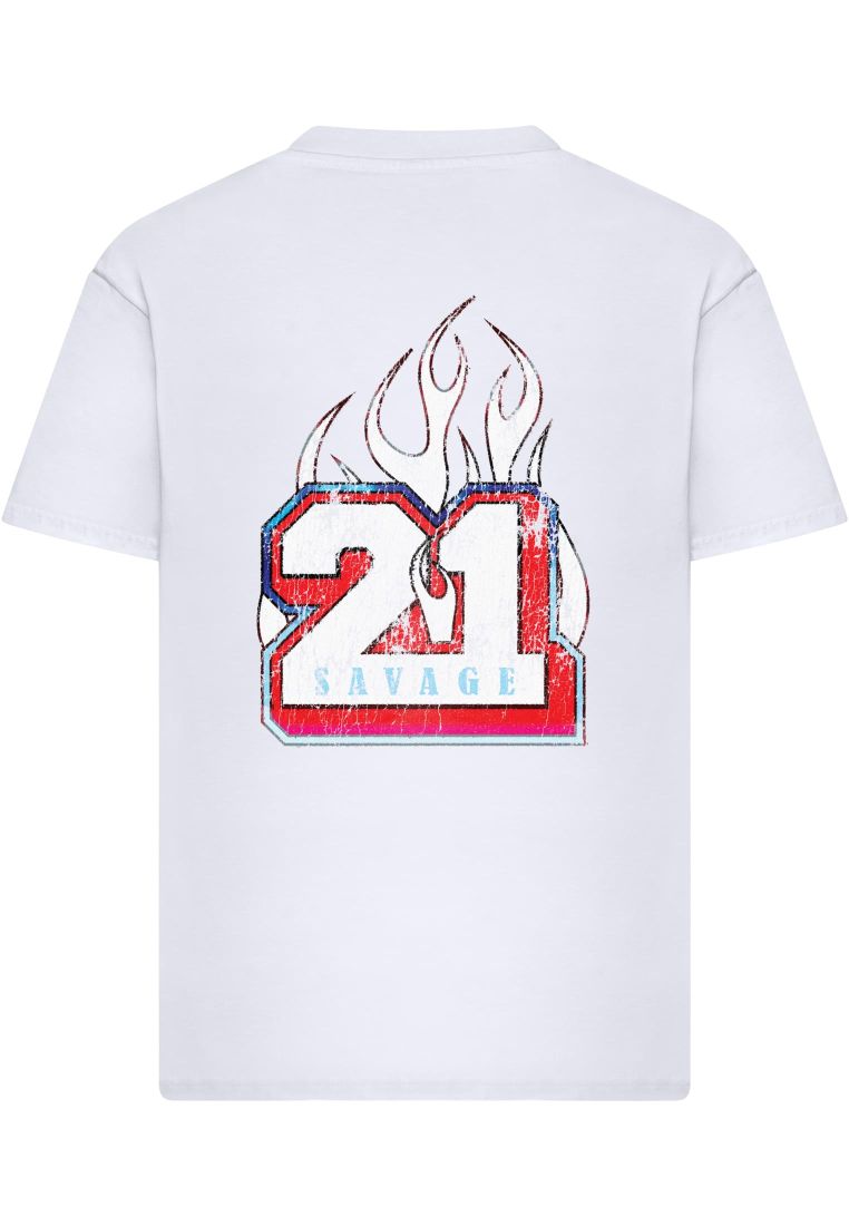 21 Savage Collegiate Oversize Tee - Miesten T-paidat - MC1474 - 2