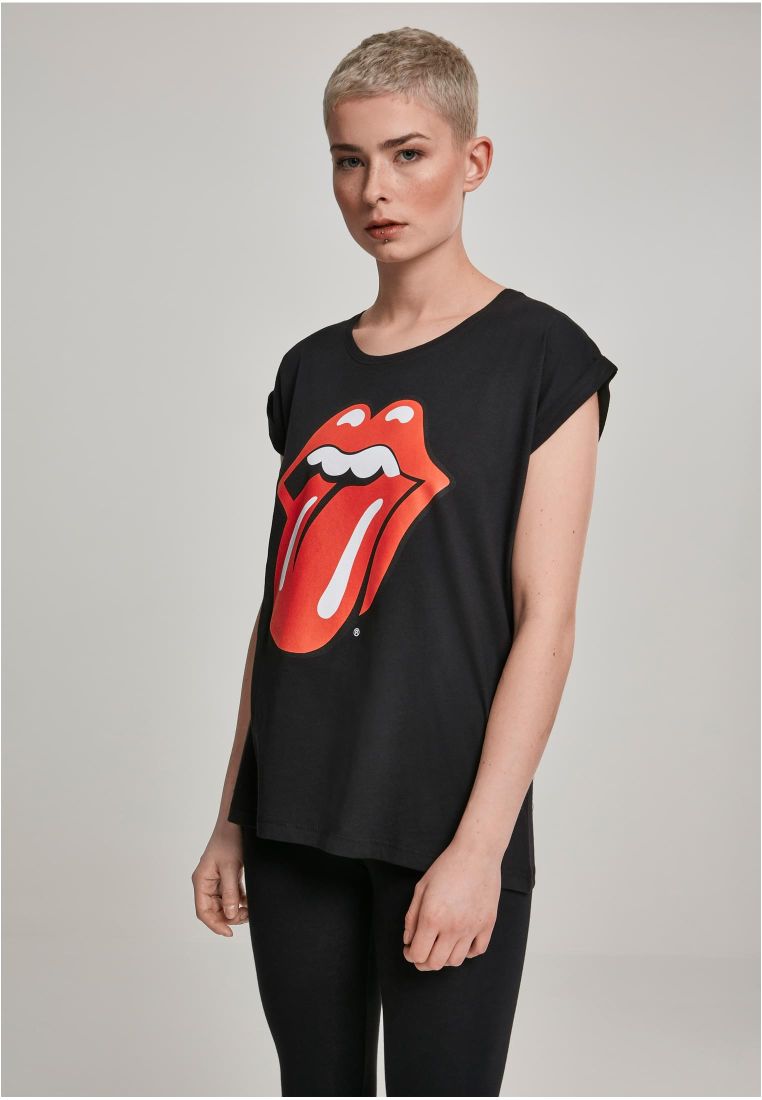 Ladies Rolling Stones Tongue Tee - Artisti Naisten t-paidat - TTUMC326 - 1