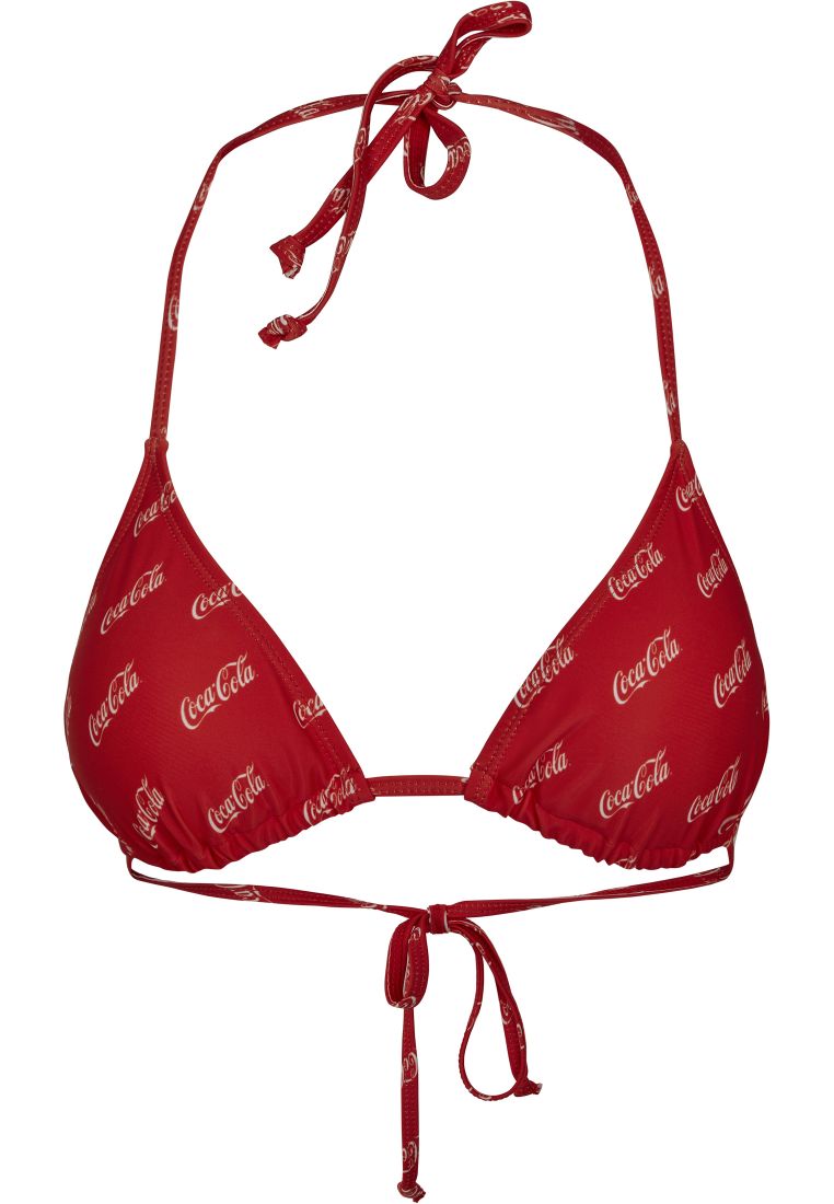 Ladies Coca Cola Logo AOP Bikini
