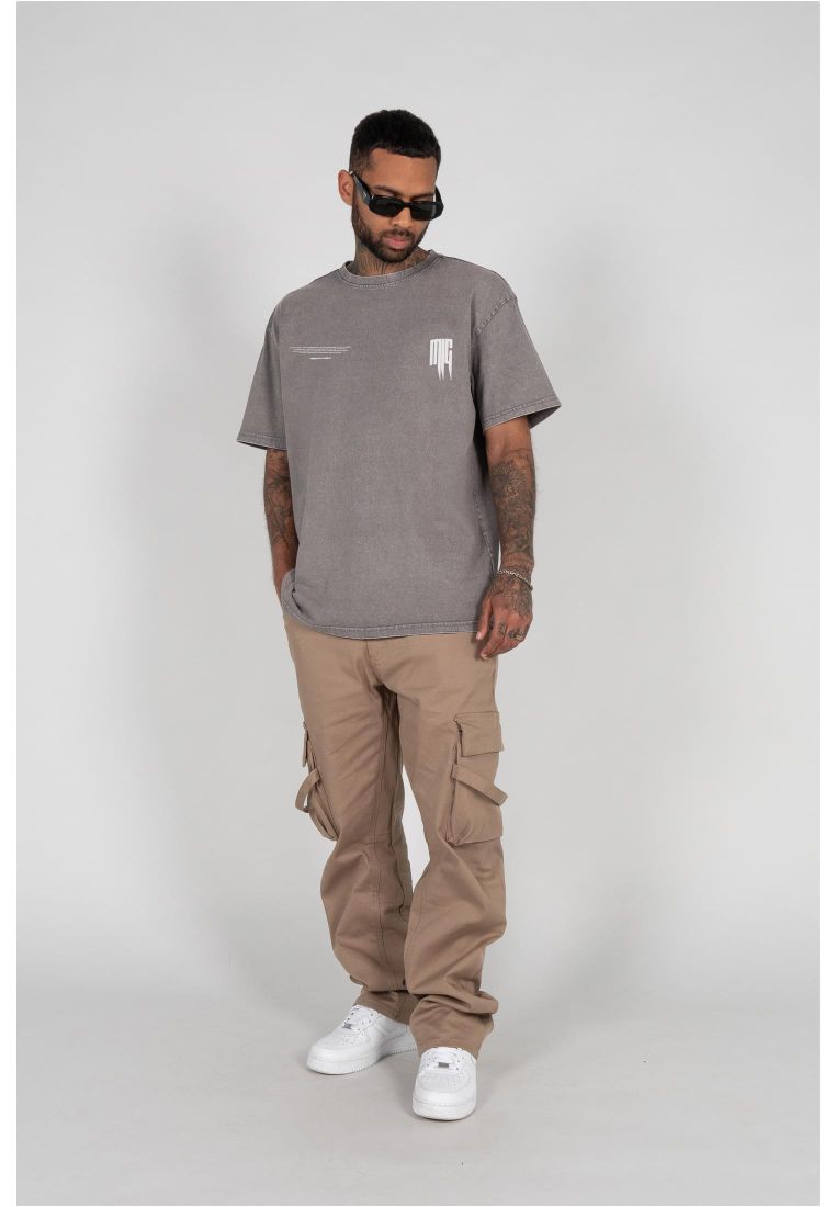 METAMORPHOSE V.2 Acid Washed Heavy Oversized Tee -  - TTUMJG11606 - 8016