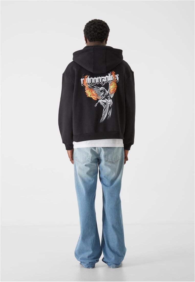 MJG Heavy Oversized Zip Hoody - Burning - - TTUMJG12103 - 9