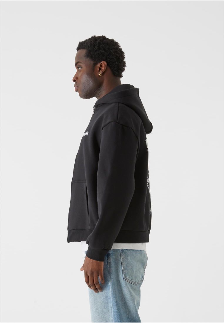 MJG Heavy Oversized Zip Hoody - Burning - - TTUMJG12103 - 4