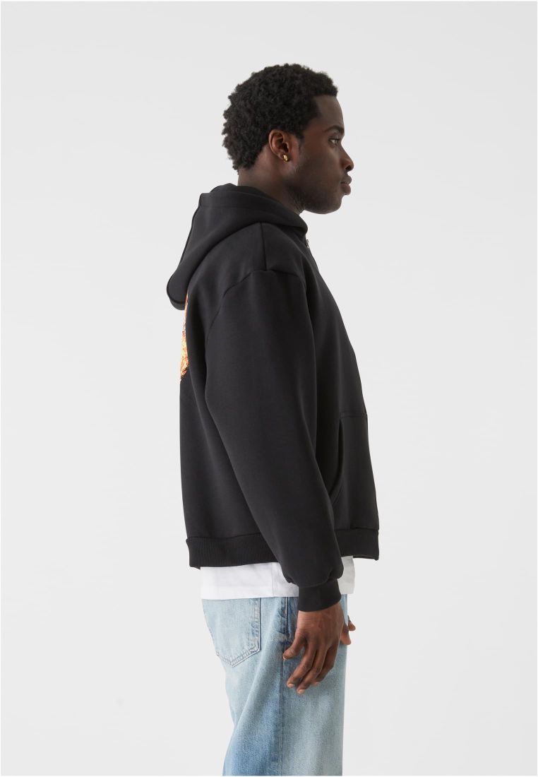 MJG Heavy Oversized Zip Hoody - Burning - - TTUMJG12103 - 6