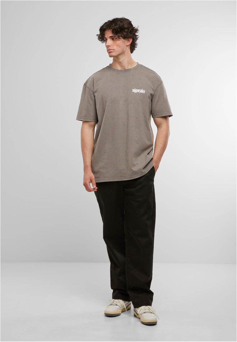 MJG Heavy Oversized Acid Washed Tee - Rebels never die -  - TTUMJG12141 - 4