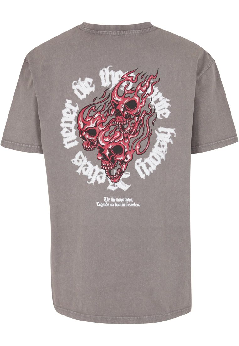 MJG Heavy Oversized Acid Washed Tee - Rebels never die -  - TTUMJG12141 - 6