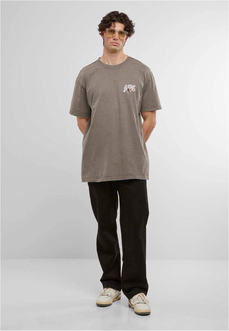 MJG Heavy Oversized Acid Washed Tee - Lone Hunter - - TTUMJG12147 - 5
