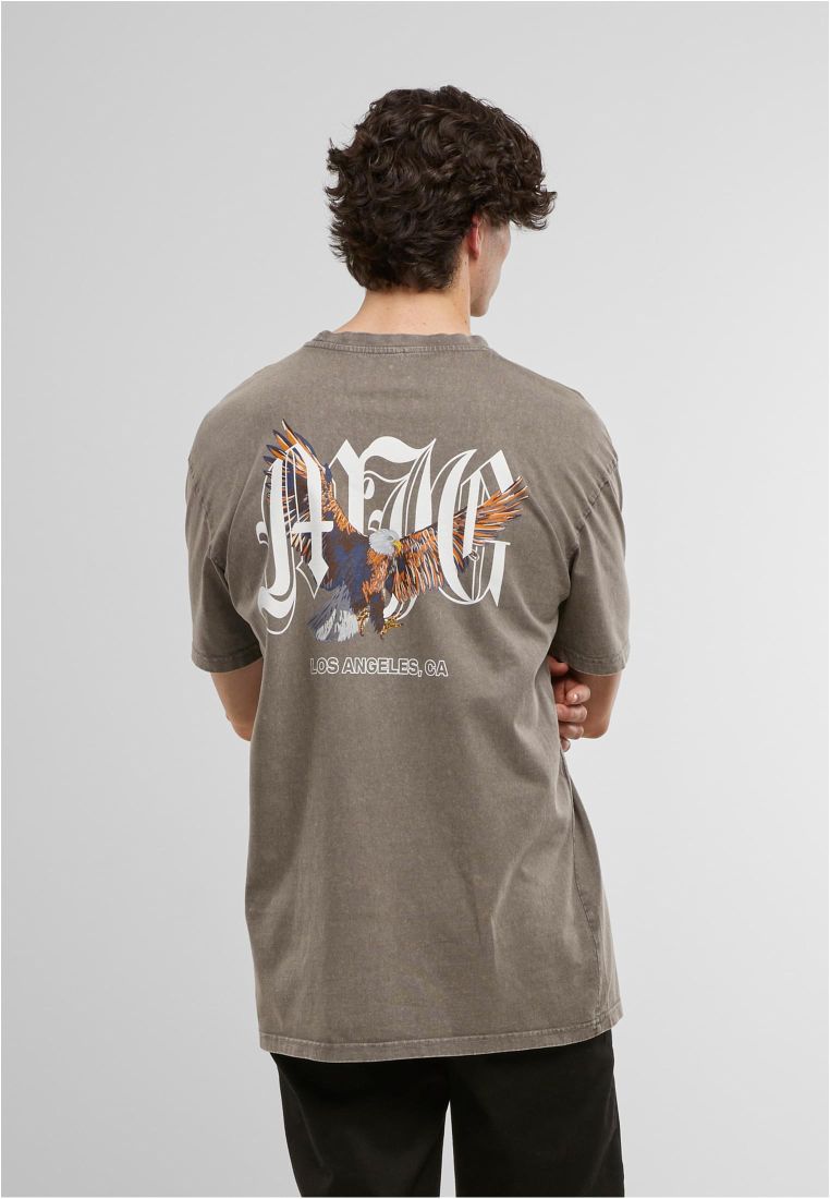 MJG Heavy Oversized Acid Washed Tee - Lone Hunter - - TTUMJG12147 - 4