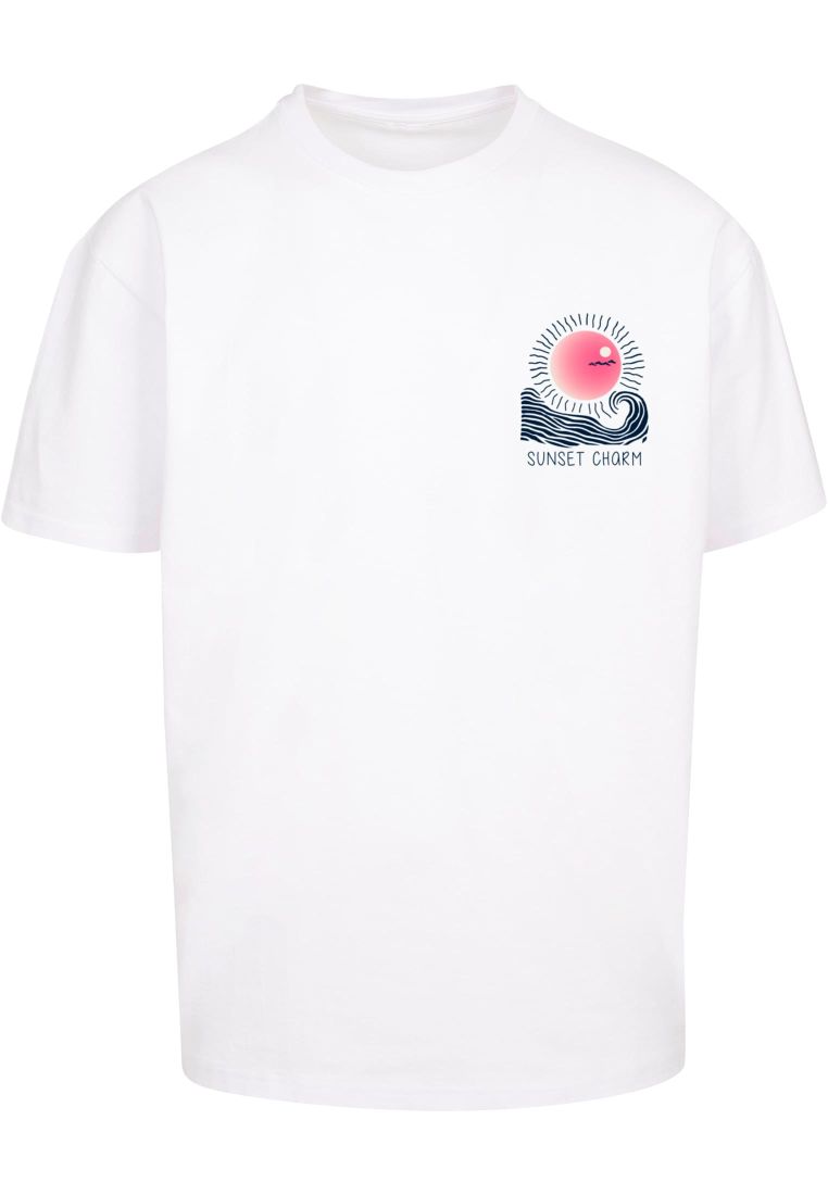 Sunset Charm Oversized T-shirt - - TTUMP0008528 - 2