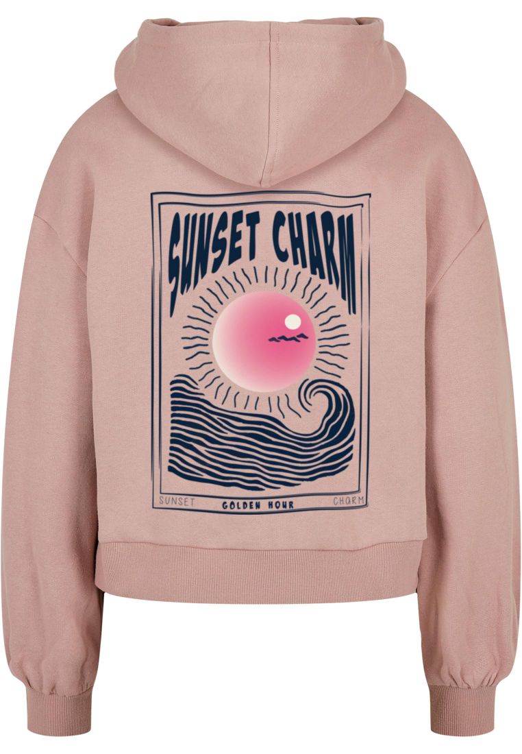 Ladies Sunset Charm Oversized Hoody - - TTUMP0008531 - 305