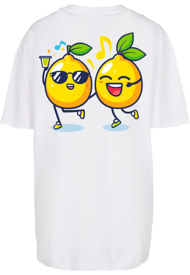 Ladies Lemon Party Oversized Tee -  - TTUMP0008572 - 4