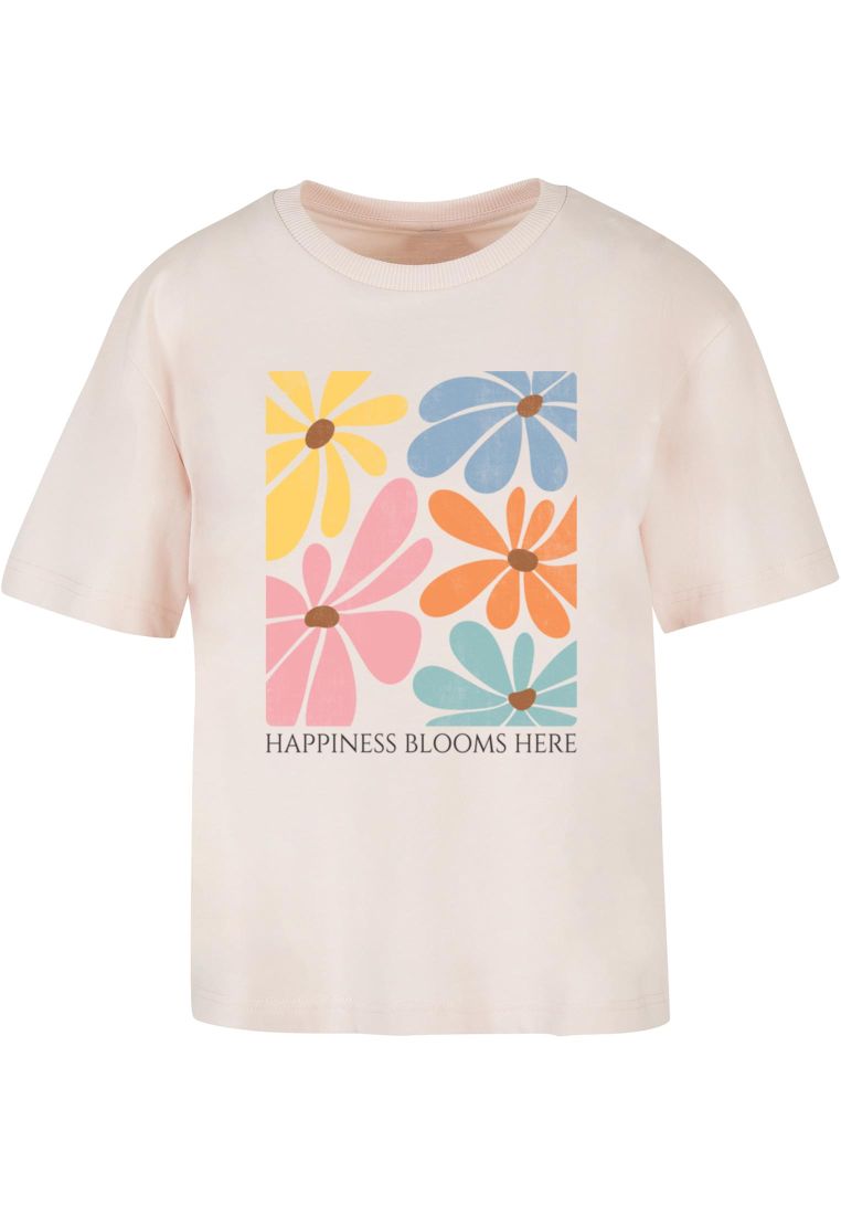 Ladies Happiness Blooms Here Tee - Naisten T-paidat ja Topit - TTUMP0009500 - 32