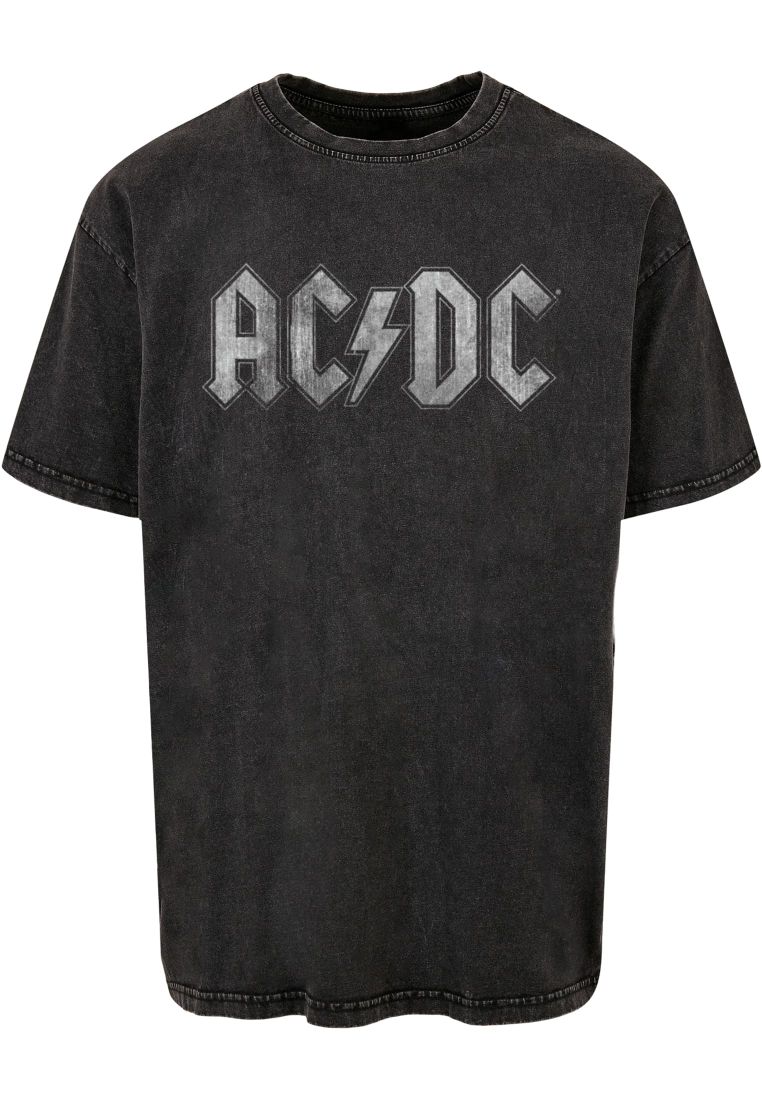 ACDC - Logo Acid Washed Oversize Tee -  - TTUMP5011720 - 2