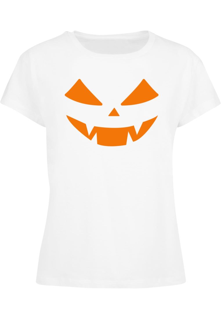 Ladies Halloween - Pumpkin Face Tee -  - TTUMP5012447 - 2
