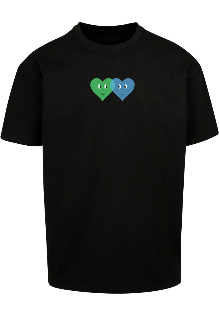 Hugs & Love - Two Hearts Heavy Oversize Tee -  - TTUMP5012536 - 2