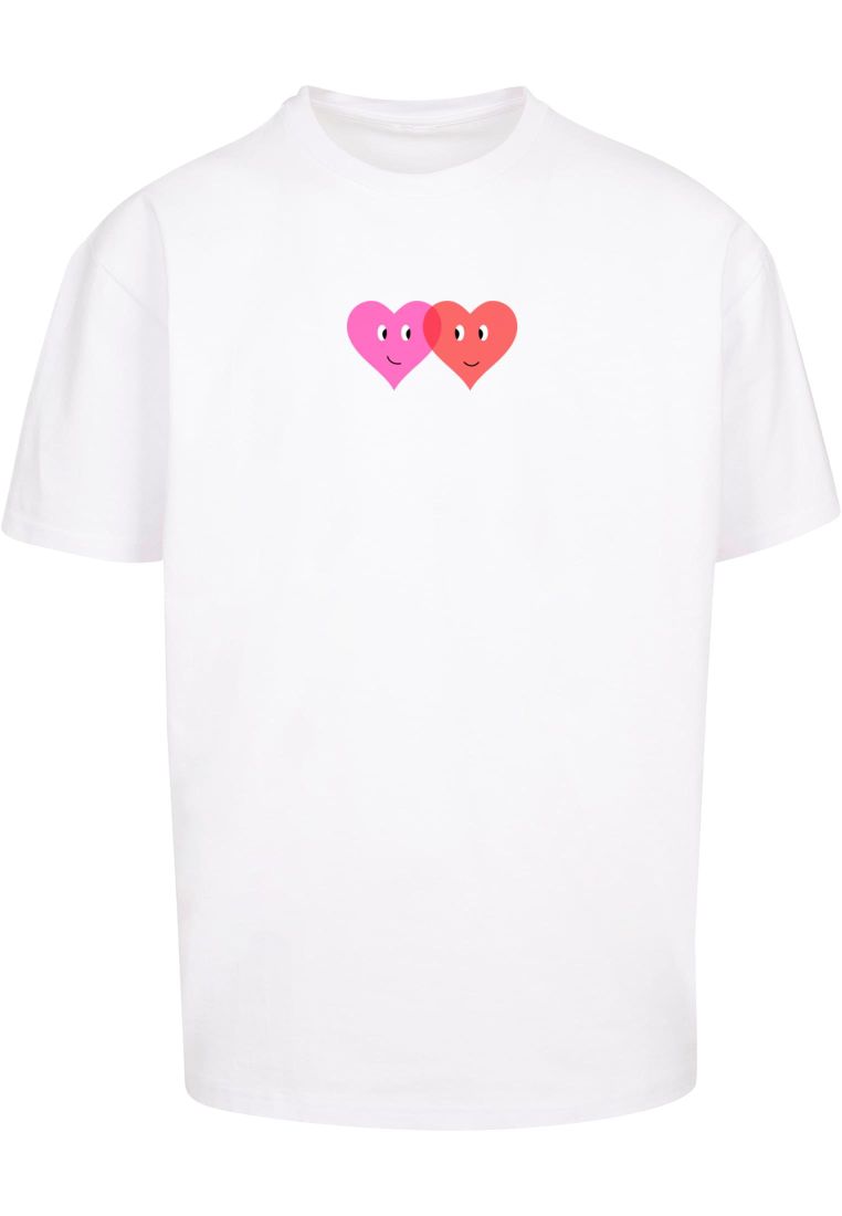 Hugs & Love - Two Hearts Heavy Oversize Tee -  - TTUMP5012536 - 572