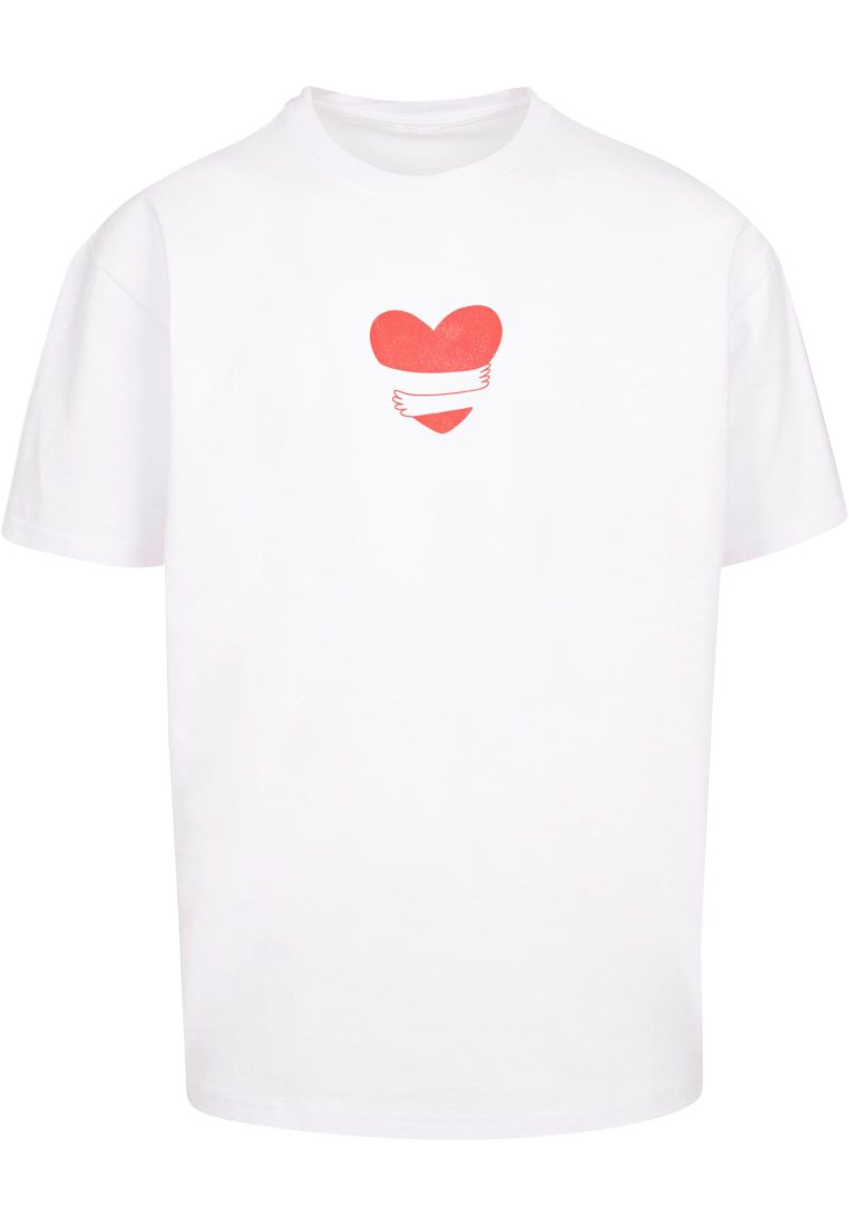 Hugs & Love - Heart Hug Heavy Oversize Tee -  - TTUMP5012541 - 302