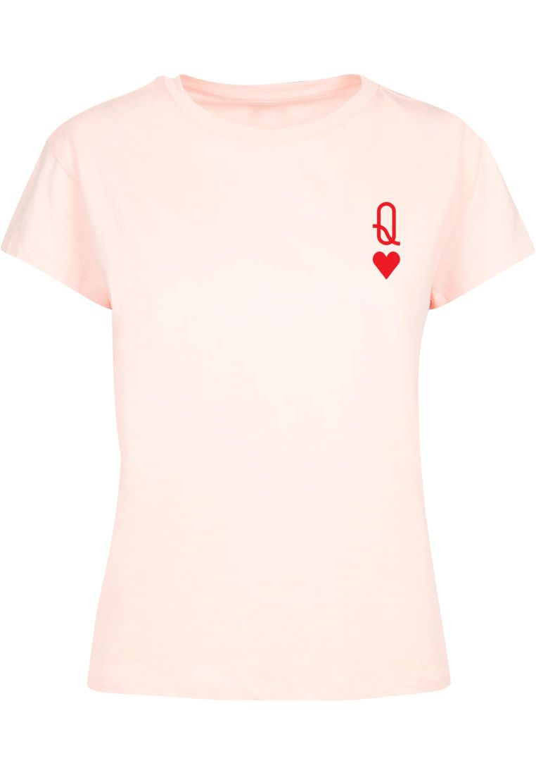 Ladies Hugs & Love - Queen of Hearts Box Tee - - TTUMP5012552 - 302