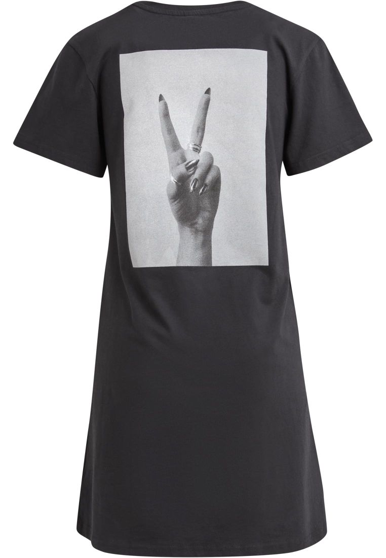 Girls Peace Hand Ladies Tee Dress - - TTUMST113 - 7