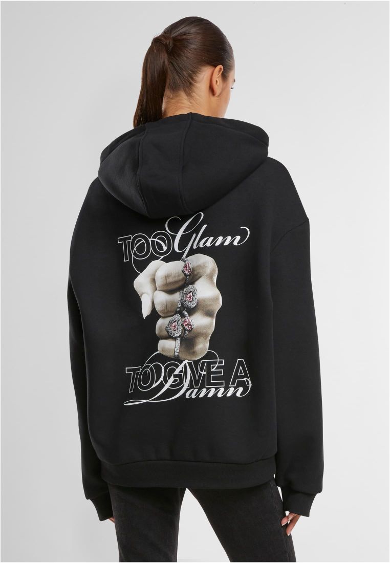 Give A Damn Ladies Fluffy Hoody - Ladies Hoodies - TTUMST209 - 4