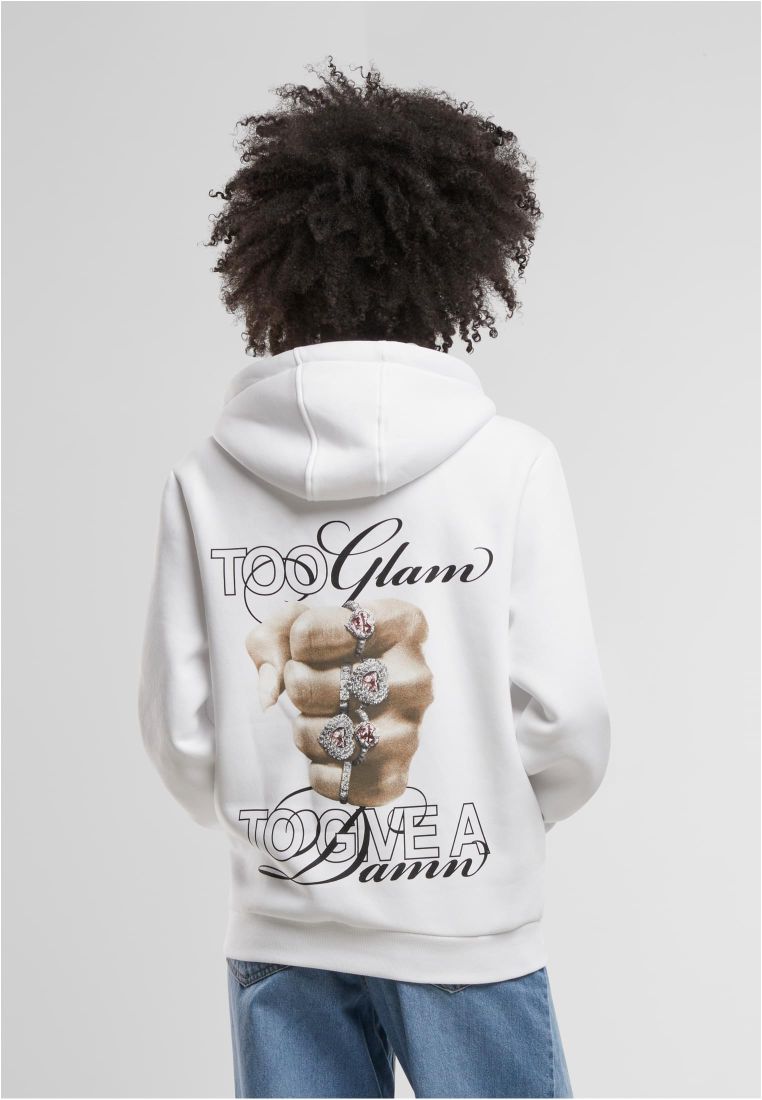 Give A Damn Ladies Fluffy Hoody - Ladies Hoodies - TTUMST209 - 305