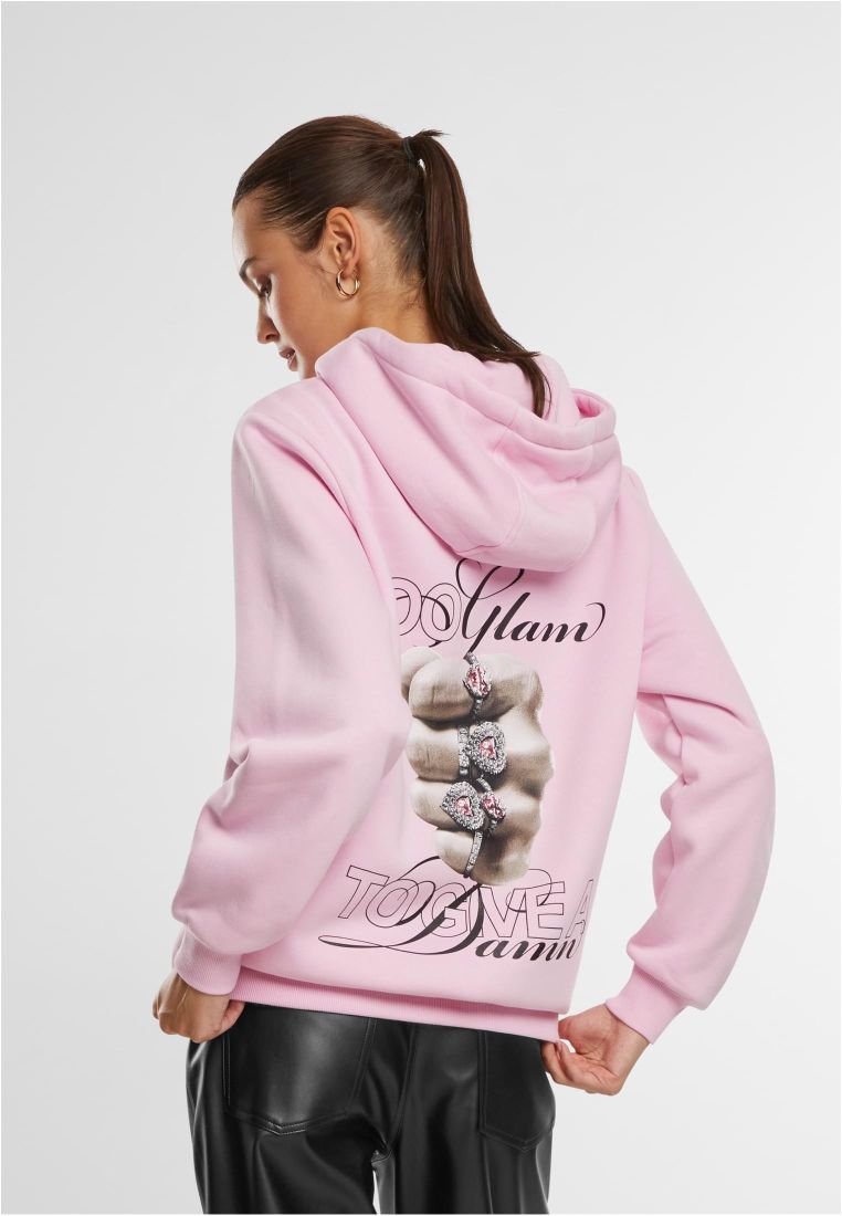 Give A Damn Ladies Fluffy Hoody - Ladies Hoodies - TTUMST209 - 575