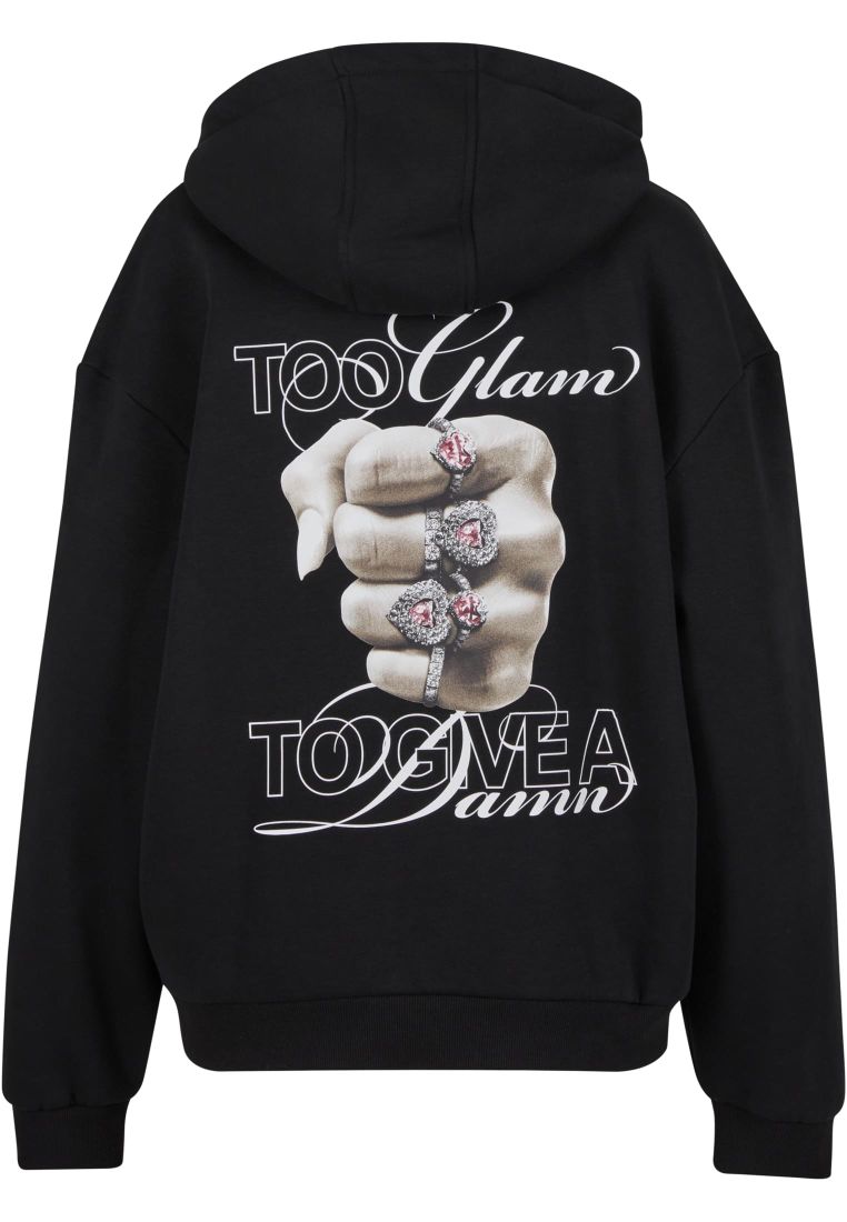 Give A Damn Ladies Fluffy Hoody - Ladies Hoodies - TTUMST209 - 7