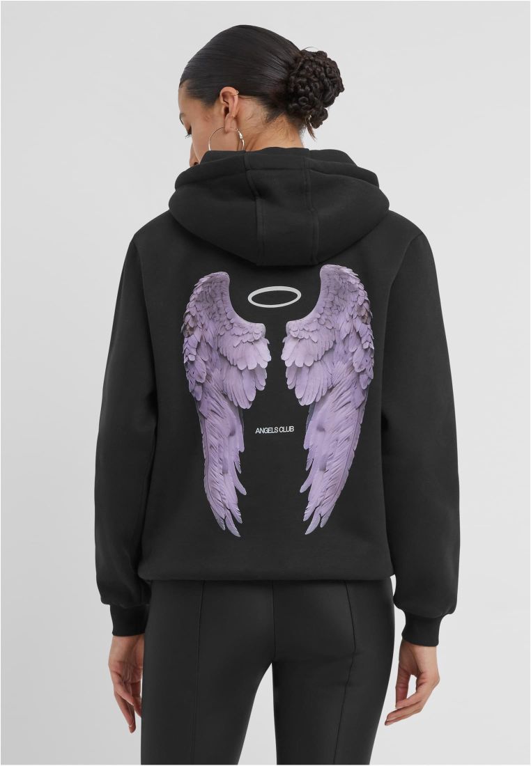 Angels Club Ladies Fluffy Hoody - - TTUMST213 - 4