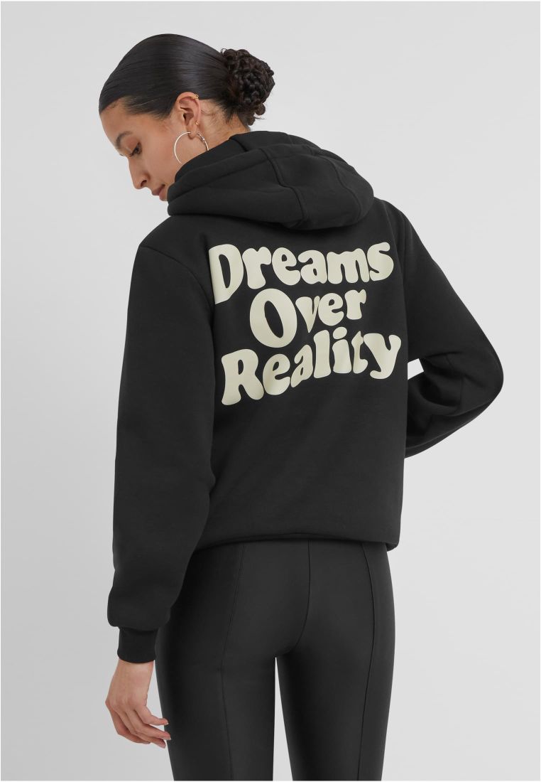 Dreams Over Reality Ladies Fluffy Hoody - - TTUMST214 - 35
