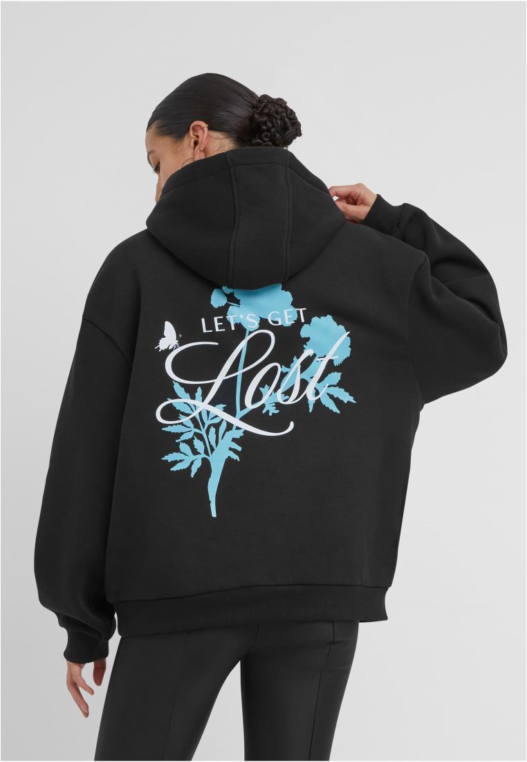 Lost Flowers Ladies Fluffy Hoody - - TTUMST216 - 4