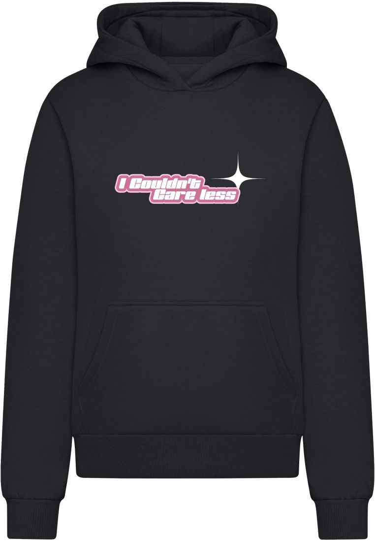 Couldn't Care Less Ladies Fluffy Hoody -  - TTUMST233 - 2