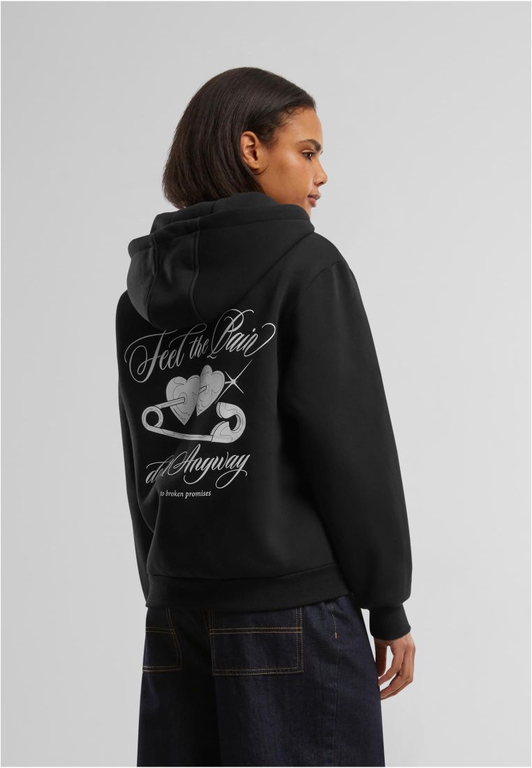 Feel The Pain Ladies Fluffy Zip Hoody - - TTUMST235 - 4