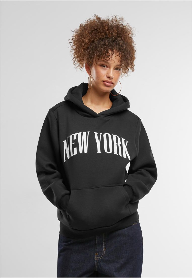 New York Ladies Fluffy Hoody -  - TTUMST239 - 1
