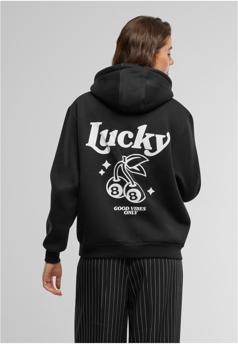 Lucky Cherry Ladies Fluffy Hoody - - TTUMST250 - 4