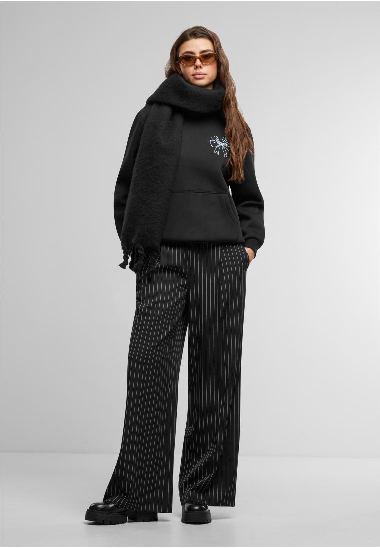 Good Vibes Bow Ladies Fluffy Hoody - - TTUMST253 - 5