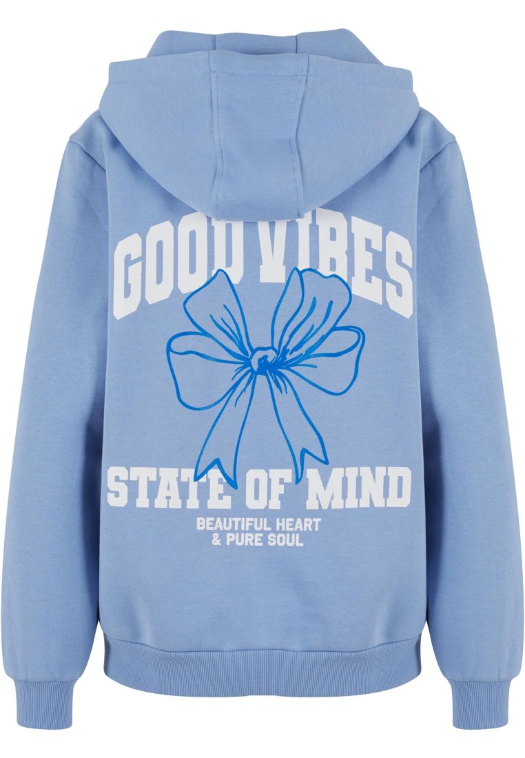 Good Vibes Bow Ladies Fluffy Hoody - - TTUMST253 - 308