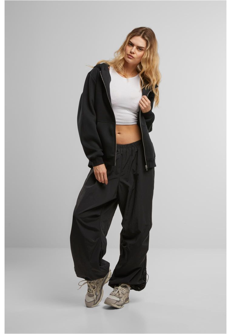 Peace Sign EMB Fluffy Zip Hoody - - TTUMST280 - 5