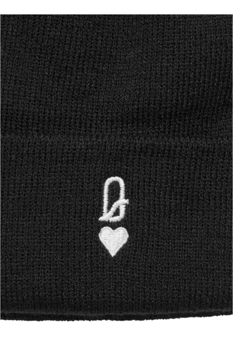 Queen Card Heavy Knit Beanie - - TTUMST291 - 36